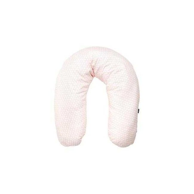 Perna pentru gravide si alaptat COMFORT EXCLUSIVE 170 cm cu poliester Womar Zaffiro AN-PKE-17 BBJAN-PKE-17_Roz Buline