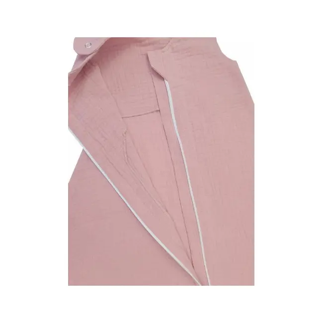 Sac de dormit copii 0.3 tog, din Muselina,  Blushing Pink, 110 cm, 0.3 tog - Vara KDESDM110BLP
