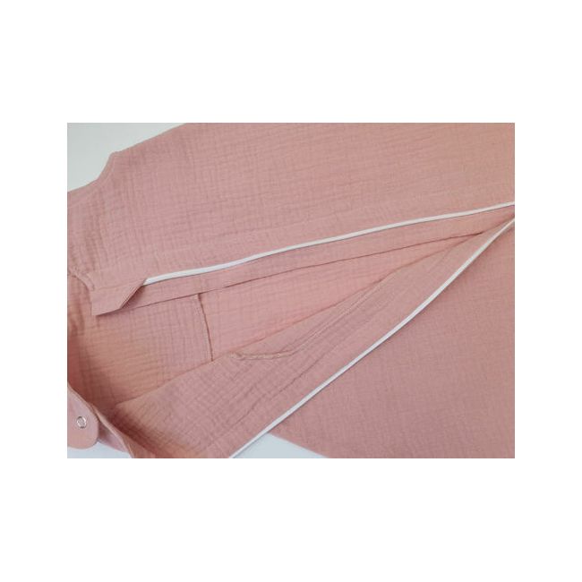 Sac de dormit copii 0.3 tog, din Muselina,  Blushing Pink, 110 cm, 0.3 tog - Vara KDESDM110BLP