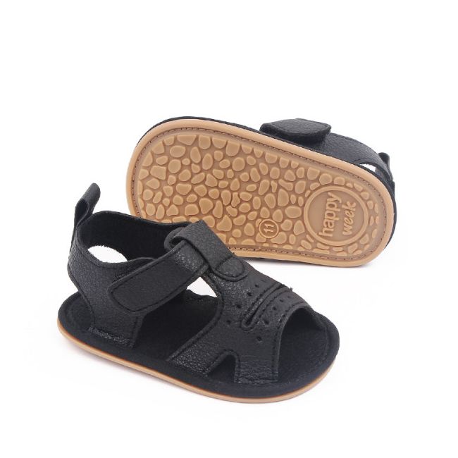 Sandale negre pentru baietei - kamy (marime disponibila: 3-6 luni (marimea 18 incaltaminte)) mdd2784-2-ac15.3-6 luni (marimea 18 incaltaminte)