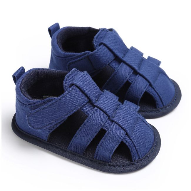 Sandalute bleumarine inchise in fata pentru baietei (marime disponibila: 3-6 luni (marimea 18 incaltaminte)) adc-331-5-ac9.3-6 luni (marimea 18 incaltaminte)