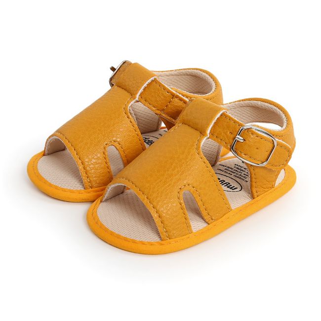 Sandalute galben mustar pentru baietei - rino (marime disponibila: 3-6 luni (marimea 18 incaltaminte)) lim1997-2-ac8.3-6 luni (marimea 18 incaltaminte)