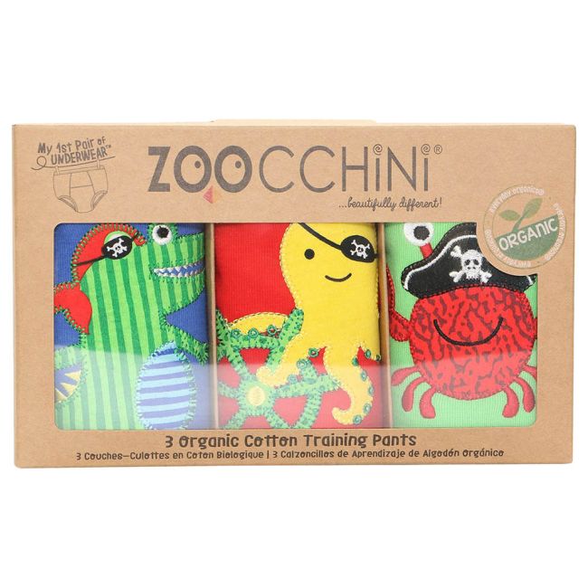 Set 3 Chilotei Antrenament, Zoocchini, Baiat, 2-3 ani, 100% Bumbac Organic, Pirates KRTZOO2231