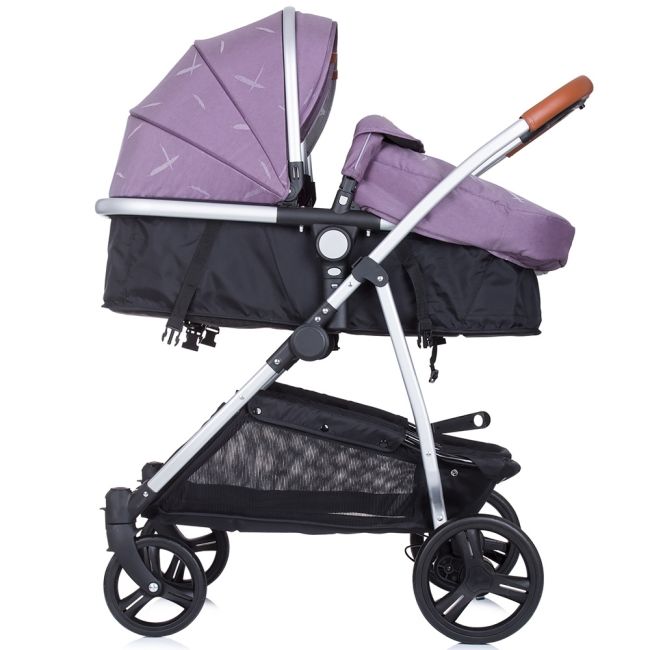 Carucior gemeni chipolino duo smart 2 in 1 anthracite lilac hubkbds02206al