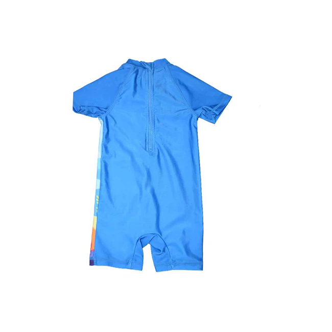 Costum de baie UV cu maneci scurte si fermoar Baby Shark EPLUSM EPMBS5244061 BBJEPMBS5244061_Albastru_86/92