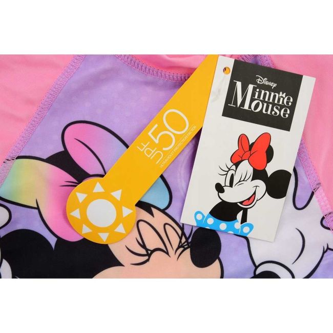 Costum de baie UV cu maneci scurte si fermoar Minnie EPLUSM EPMMF5244A530 BBJEPMMF5244A530_Roz_86/92