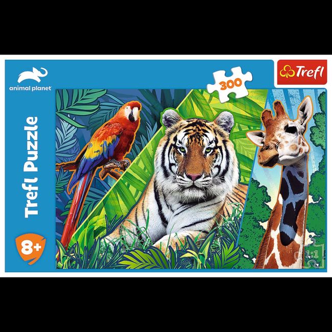 PUZZLE TREFL 300 ANIMAL PLANET UIMITOARELE ANIMALE SALBATICE VIV23007