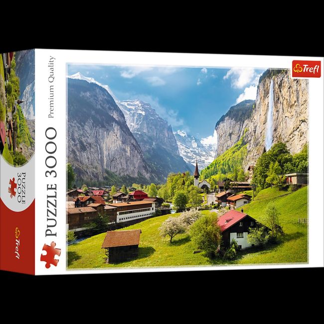 PUZZLE TREFL 3000 ORASUL LAUTERBRUNNEN ELVETIA VIV33076