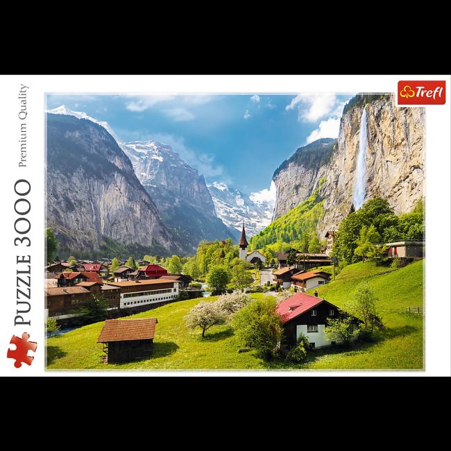 PUZZLE TREFL 3000 ORASUL LAUTERBRUNNEN ELVETIA VIV33076