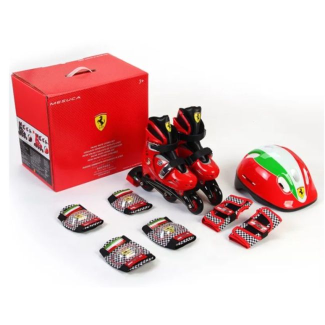 Role ferarri masura 29 - 32 rosii cu set protectie funkfk7-1red