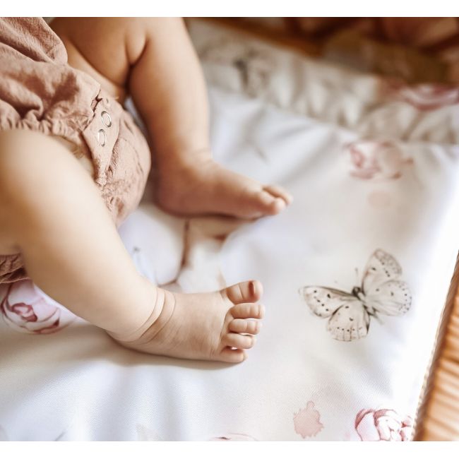 Saltea Pentru Masa De Infasat Bebe, Impermeabila, Fata Dubla, Happy Bear By Babysteps Pjb3496-50