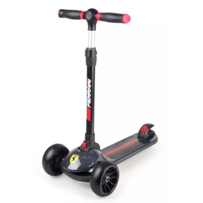 Trotineta pliabila ferrari twist neagra cu scaun funkfxk28-2bl