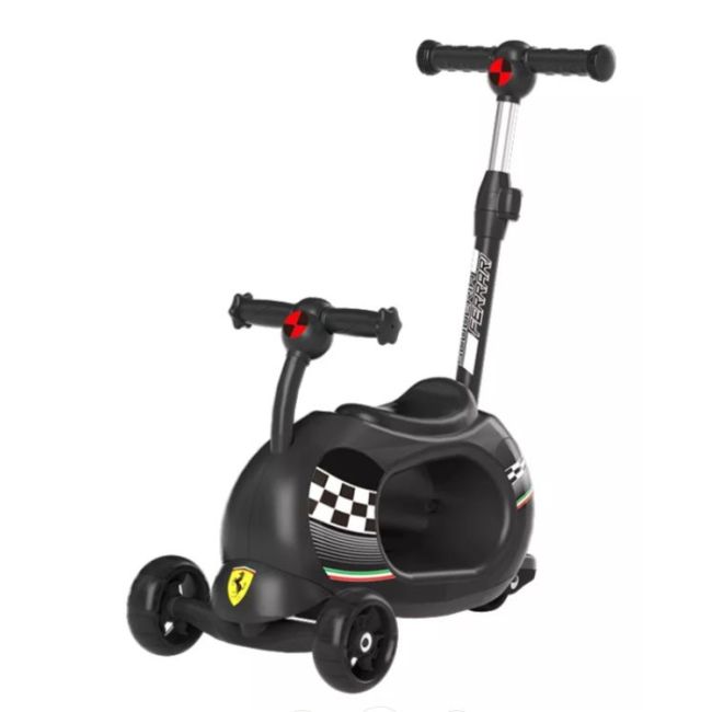 Trotineta pliabila multifonctionala ferrari 4 in 1 neagra funkfxk92bl