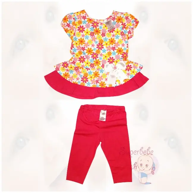 Costumas - colanti si rochita cu volanase - 12476