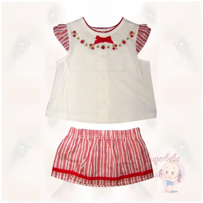 Costumas cu fustita bebe - Hainute Bebe - 7213