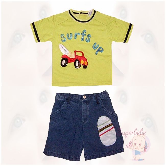 Costumas cu pantalonasi de blugi 2 - 1565 A