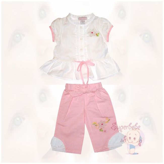 Costumas cu pantaloni roz - Costumase fetite - 12984