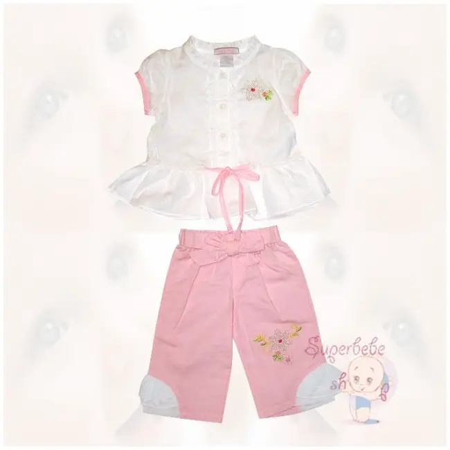Costumas cu pantaloni roz - Costumase fetite - 12984