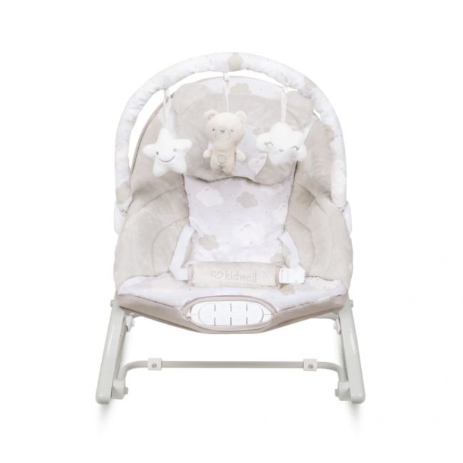 Balansoar multifunctional cu sunete si jucarii kidwell pino - bej edeedilebupin01a2