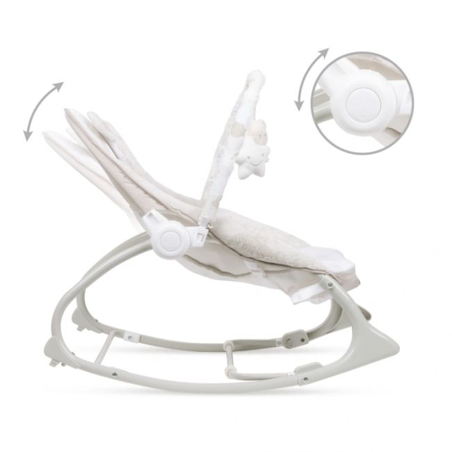 Balansoar multifunctional cu sunete si jucarii kidwell pino - bej edeedilebupin01a2