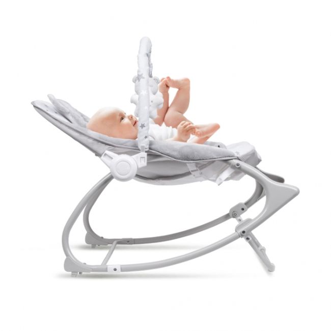 Balansoar multifunctional cu sunete si jucarii kidwell pino - gri edeedilebupin01a1
