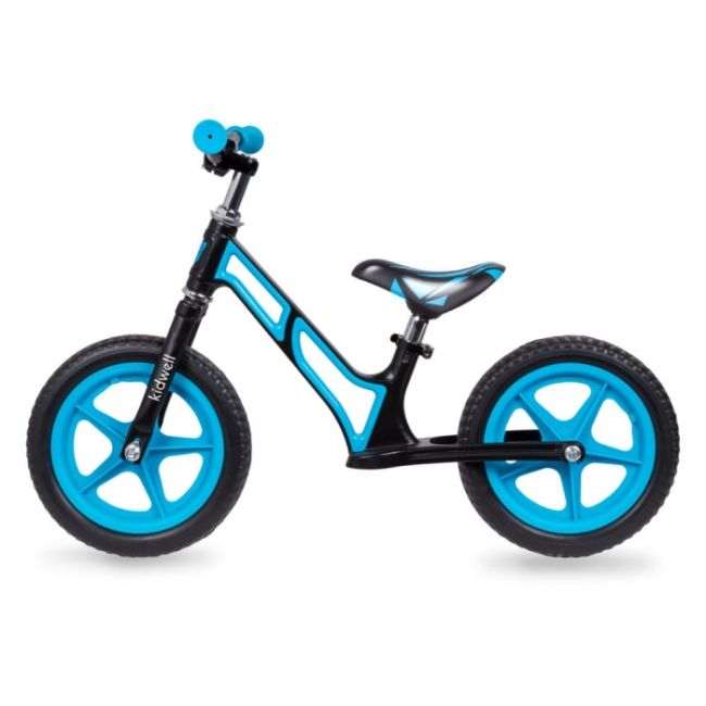 Bicicleta fara pedale cu cadru din magneziu kidwell comet - black blue edeedirobicom01a1