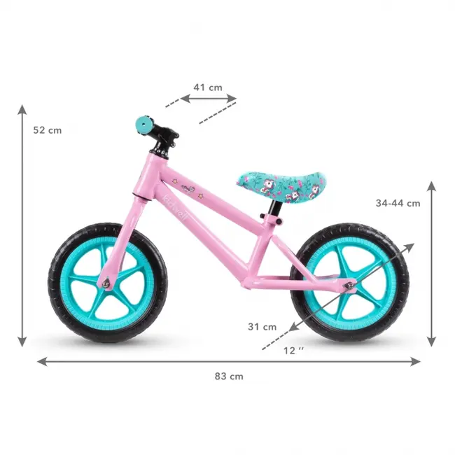 Bicicleta fara pedale cu roti din spuma eva kidwell mundo - unicorn edeedirobimun01a1
