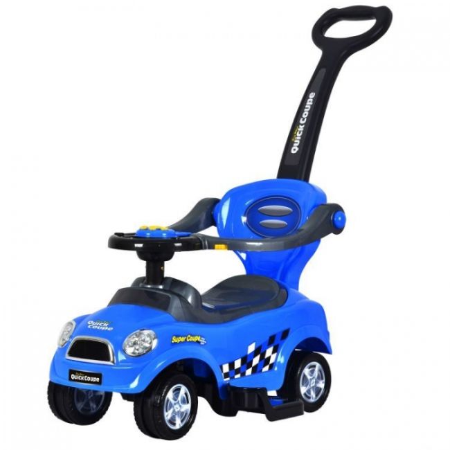 Masinuta de impins ecotoys 321 mini cooper - albastru edeedi321albastru