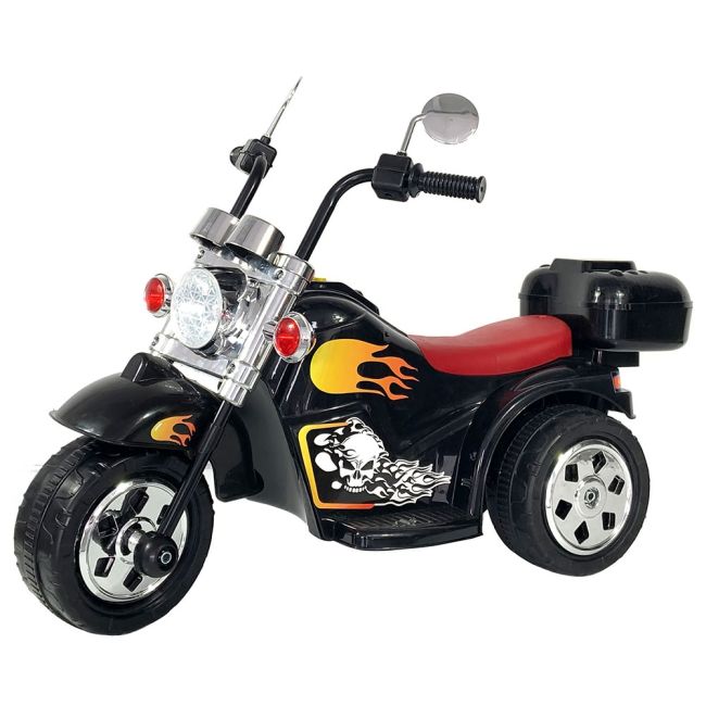 Motocicleta electrica chipolino chopper black hubelmch0211bk