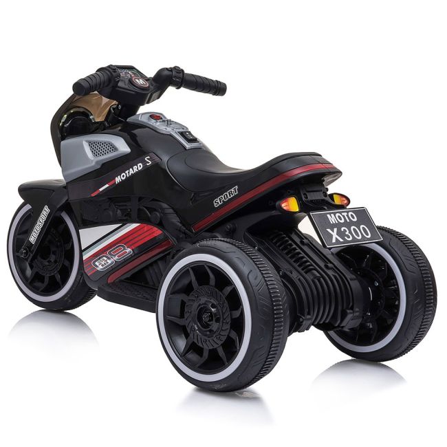 Motocicleta electrica chipolino sport max black hubelmsm0212bk