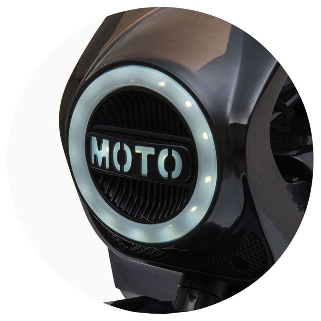 Motocicleta electrica chipolino sport max black hubelmsm0212bk