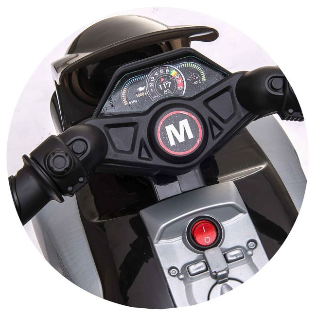 Motocicleta electrica chipolino sport max black hubelmsm0212bk