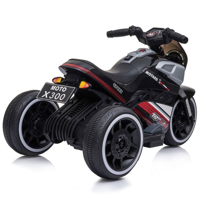 Motocicleta electrica chipolino sport max black hubelmsm0212bk