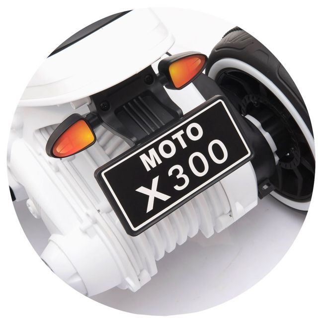 Motocicleta electrica chipolino sport max white hubelmsm0211wh