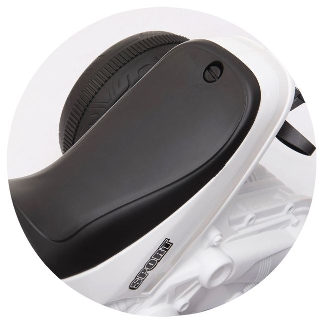 Motocicleta electrica chipolino sport max white hubelmsm0211wh