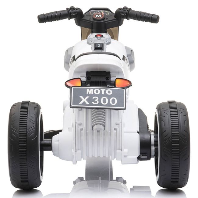Motocicleta electrica chipolino sport max white hubelmsm0211wh