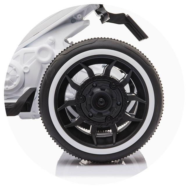 Motocicleta electrica chipolino sport max white hubelmsm0211wh