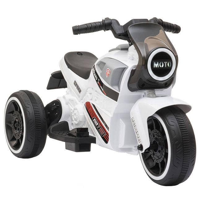Motocicleta electrica chipolino sport max white hubelmsm0211wh