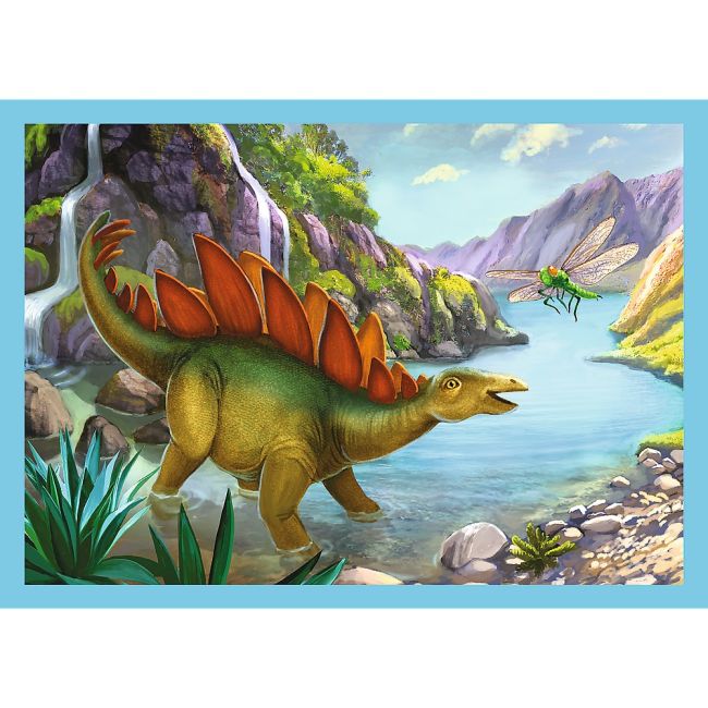 PUZZLE TREFL 4IN1 LUMEA DINOZAURILOR VIV34609