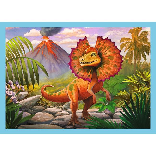 PUZZLE TREFL 4IN1 LUMEA DINOZAURILOR VIV34609
