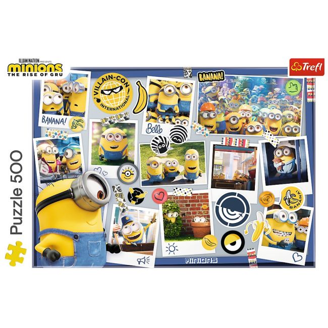 PUZZLE TREFL 500 MINIONII COLECTIA FOTO VIV37390
