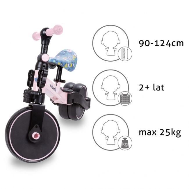 Tricicleta cu pedale 3 in 1 kidwell pico flower edeedirotrpic01a4