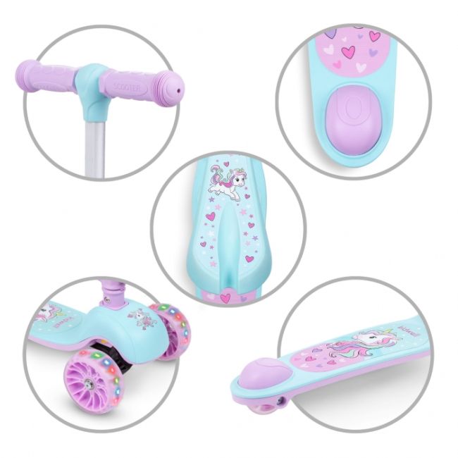 Trotineta 2 in 1 cu sezut kidwell rimba - unicorn edeedihubarim01a1