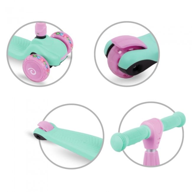 Trotineta kidwell jax - mint pink edeedihubajax04a0