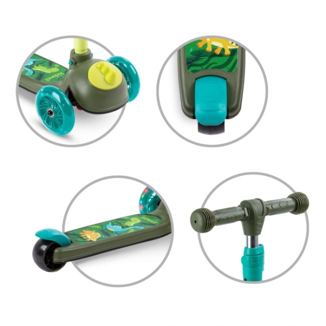 Trotineta kidwell zoocar - dinosaur edeedihubazoo01a2