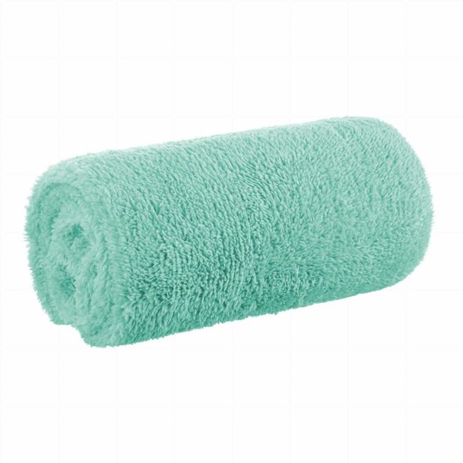Bocioland - Paturica pufoasa pentru copii, Din fleece, 80 x 100 cm, Mint BYNBOC0109