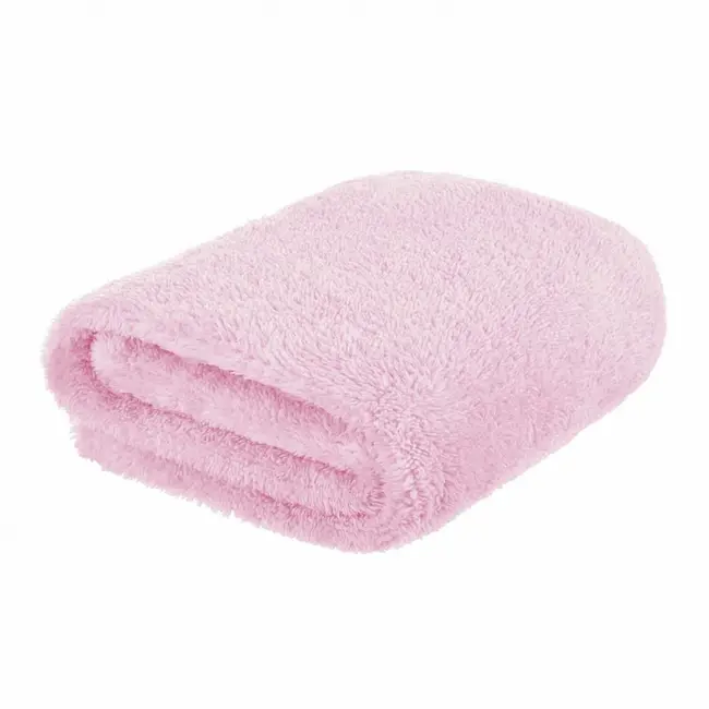 Bocioland - Paturica pufoasa pentru copii, Din fleece, 80 x 100 cm, Pink BYNBOC0108