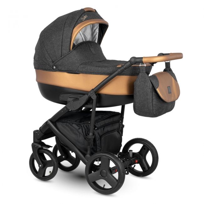 Carucior 3 in 1 camarelo baleo 9 edeedibaleo9