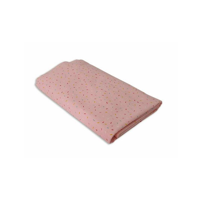 Cearceaf "Inghetata de fructe", KidsDecor, cu elastic, din bumbac - 60x85 cm KDE