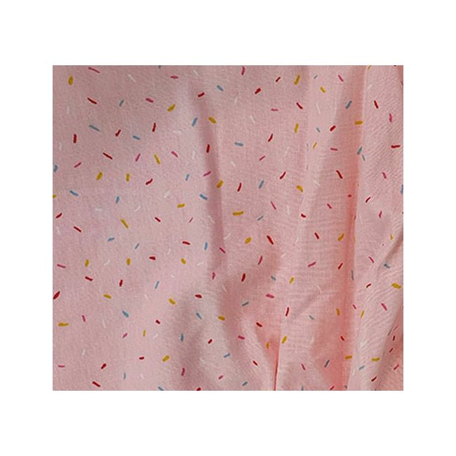 Cearceaf "Inghetata de fructe", KidsDecor, cu elastic, din bumbac - 60x85 cm KDE